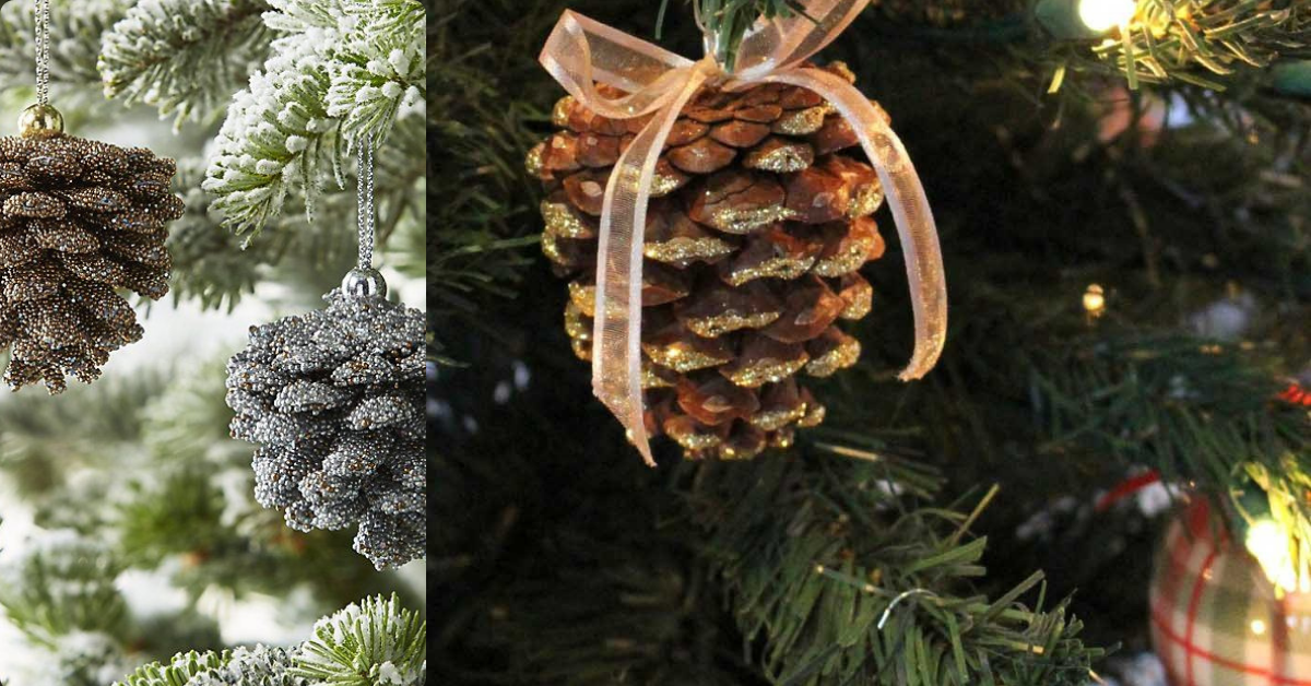 pinecone ornaments