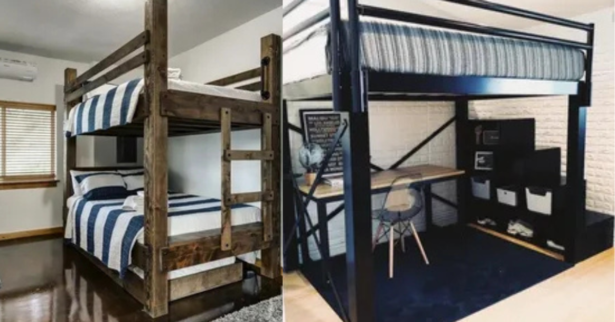 king loft bed